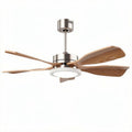 Ventilateur de plafond en bois 100 x 100 x 25 cm avec lumière intégrée